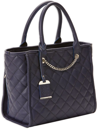 [672352012057] Bulldog BDP059 Tote Purse w/Holster Navy Nylon Most Sm Pistols  &  Revolvers Ambidextrous Hand