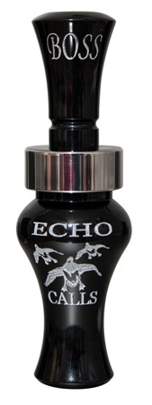 [643680800029] Echo Calls 80002 Boss  Open Call Single Reed Mallard Sounds Attracts Ducks Black Acrylic