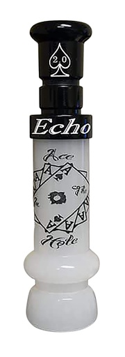 [643680900231] Echo Calls 90023 Ace in The Hole  Open Call Single Reed Mallard Sounds Attracts Ducks Black/Pearl Acrylic