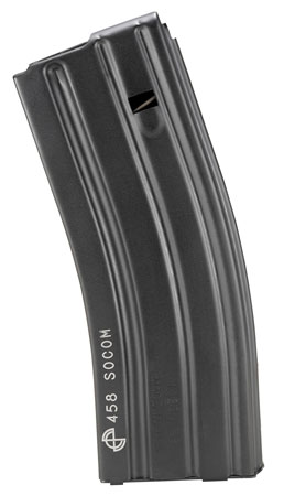 [766897412158] DuraMag 1058041175CPD SS  10rd 458 SOCOM for AR-15 Black w/ Black Follower Detachable