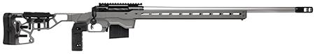 [011356575555] Savage Arms 57555 110 Elite Precision 223 Rem,5.56x45mm NATO 10+1 26" Matte Stainless, Matte Black Rec, Gray Cerakote Adjustable MDT ACC Aluminum Chassis Stock