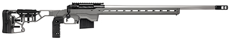 [011356575562] Savage Arms 57556 110 Elite Precision 308 Win 10+1 26" Matte Stainless, Matte Black Rec, Gray Cerakote Adjustable MDT ACC Aluminum Chassis Stock