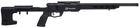 [062654705489] Savage Arms 70548 B Series Precision Full Size 22 WMR 10+1 18" Matte Black Threaded Barrel, Matte Black Picatinny Rail Carbon Steel Receiver, Matte Black MDT ACC Chassis Aluminum Stock, Black Polymer