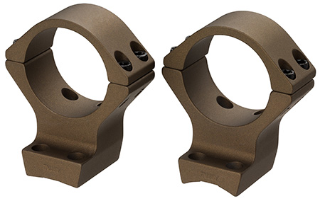[023614843856] Browning 12533 X-Bolt Scope Mount System X-Lock Burnt Bronze Cerakote Aluminum 1" Tube, High Rings