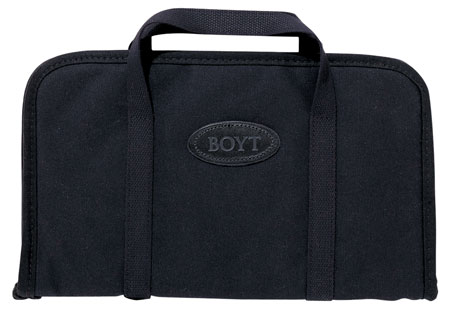 [737618014562] Boyt Harness 0PP650003 Rectangular Pistol Rug Black Canvas Holds Handgun