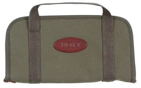 [737618009520] Boyt Harness 0PP650009 Rectangular Pistol Rug OD Green Canvas Holds Handgun