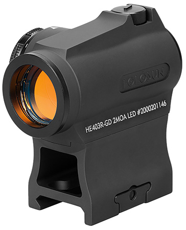 [605930625387] Holosun HE403RGD 403  Black Anodized 1x 20 mm 2 MOA Gold Dot
