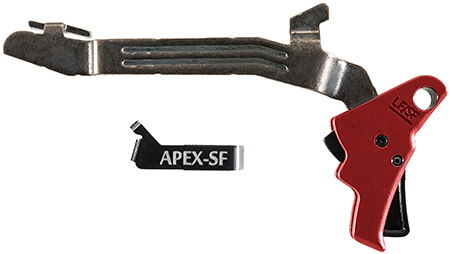 [854263007999] Apex Tactical 102157 Action Enhancement  Black/Red Drop-In Trigger Compatible w/ Glock 43/43X/48 Right Hand