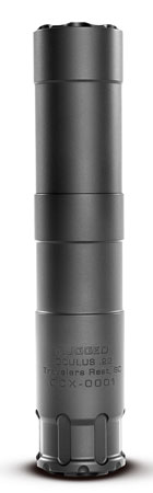 [859383006457] RUGGED SUPPRESSOR OCU22 Oculus22  22 LR 1.06" Black Cerakote 17-4 Stainless Steel 1/2"-28 tpi