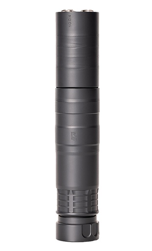[859383006648] Rugged Suppressors RAD01762 Radiant762  7.62mm 1.50" Diameter, 17-4 Stainless Steel, Black Cerakote Finish, 5/8"-24 tpi