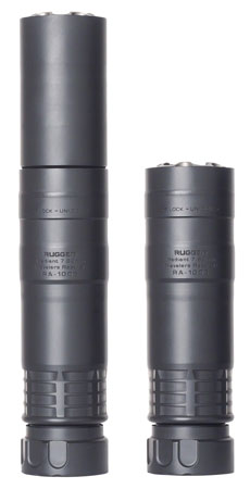 [859383006648] Rugged Suppressors RAD01762 Radiant762  7.62mm 1.50" Diameter, 17-4 Stainless Steel, Black Cerakote Finish, 5/8"-24 tpi