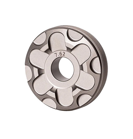 [859383006655] RUGGED SUPPRESSOR FC005 TI Front Cap  7.62mm Titanium/Teflon