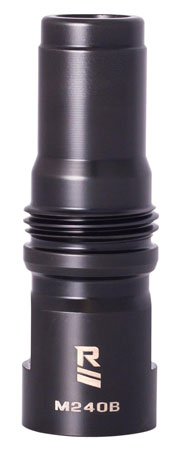 [859383006594] Rugged Suppressor MD002 M240B Muzzle Device Black with 25/32x24 Threads  &  Dual Taper Locking System for Surge762, Razor762  &  Micro30 Suppressors