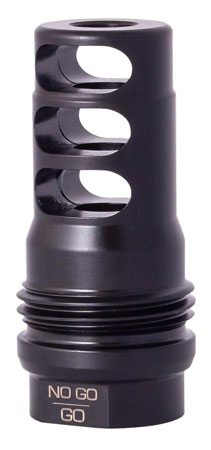 [859383006075] Rugged Suppressor MB001 3 Port Brake  Black with 5/8"-24 tpi Threads  &  2.16" OAL for Radiant762, Surge762, Razor762  &  Micro30 Suppressors