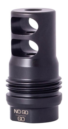 [859383006518] Rugged Suppressor MB010 2 Port Brake  Black for 1/2"-28 tpi Threads  &  2.16" OAL for 5.56x45mm NATO Radiant762, Surge762, Razor762  &  Micro30 Suppressors