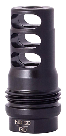 [859383006570] Rugged Suppressor MB011 3 Port Brake  Black with 1/2"-28 tpi Threads  &  2.16" OAL for 5.56x45mm NATO Radiant762, Surge762, Razor762  &  Micro30 Suppressors