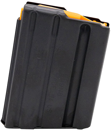 [766897410475] DuraMag 1023041178CPD SS  10rd 223 Rem/300 Blackout/5.56x45mm NATO for AR-15 Black w/ Orange Follower Detachable