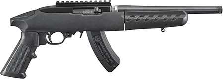 [736676049240] Ruger 4924 22 Charger Takedown 22 LR 15+1 10" Black Threaded Barrel, Black Polymer Frame, Black Picatinny Rail Receiver, Ergonomic Polymer Grip, Right Hand