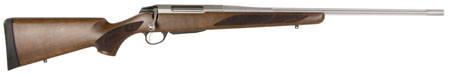 [082442859750] Tikka JRTXA751 T3x Hunter 6.5x55 Swedish 3+1 22.40" Fluted Barrel, Stainless Steel Metal Finish, Oiled Wood Stock