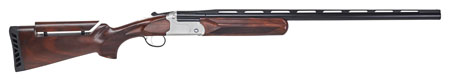 [011356232236] Stevens 23223 555 Trap 20 Gauge 3" 1rd 30" Vent Rib Barrel, Silver Aluminum Receiver,  Turkish Walnut Fixed Adjustable Comb Stock Ambidextrous