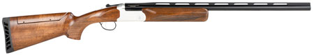 [011356232243] Stevens 23224 555 Compact Trap 12 Gauge 3" 1rd 26" Black Semi-Gloss Vent Rib Barrel, Silver Oiled Turkish Walnut Fixed Adjustable Comb Stock Ambidextrous Hand