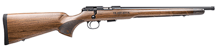 [806703023700] CZ-USA 02370 CZ 457 Royal Full Size 22 LR 5+1 16.50" Black Nitride Steel Threaded Barrel Black Nitride Steel Receiver Walnut Fixed American Style w/Decorative Forend Tip Stock Right Hand