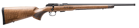 [806703023731] CZ-USA 02373 CZ 457 Royal Full Size 22 LR 5+1 20.50" Black Nitride Black Nitride Steel Receiver Walnut Fixed American Style w/Decorative Forend Tip Stock Right Hand