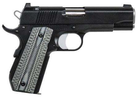[806703018263] Dan Wesson 01826 V-Bob  45 ACP 8+1 4.25" Stainless Match Grade Barrel, Black Duty Serrated Stainless Steel Slide  &  Frame w/Beavertail, Black/Gray G10 Grip, Ambidextrous
