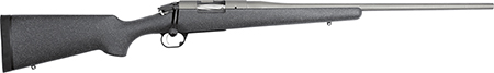 [043125280551] Bergara Rifles BPR2828N Premier Mountain 28 Nosler 2+1 24" Tactical Gray Cerakote Barrel, Tactical Gray Cerakote Stainless Steel Receiver, Gray Speck Black Stock, Right Hand