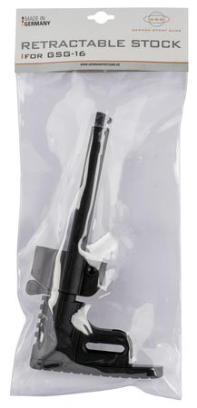 [819644023906] GSG GER4020108 OEM Replacement Stock Black Synthetic Retractable with Storage Compartment for GSG 16