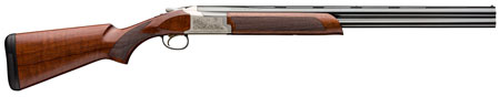 [023614740674] Browning 0182093004 Citori 725 Feather Full Size 12 Gauge Break Open 3" 2rd 28" Blued Over/Under Vent Rib Barrel, Engraved Silver Nitride Aluminum Receiver, Fixed Grade II/III Black Walnut Stock