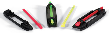 [023614201731] Browning 12859 HI-Viz Bird Buster  For Browning Shotguns, Green/Red/Yellow LitePipes Front