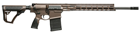 [818773021555] Daniel Defense 0216581690047 DD5 V5 Gen II 6.5 Creedmoor 20" 20+1 Mil-Spec Brown Cerakote 6 Position w/SoftTouch Overmolding Stock MLOK