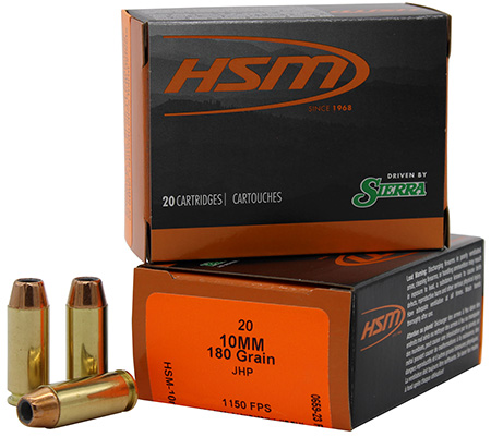 [810742026349] HSM 10MM15N20 Pro Pistol  10mm Auto 180 gr Jacket Hollow Point 20 Per Box/ 20 Case