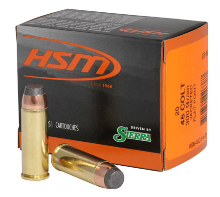 [810742026387] HSM 45C9N20 Pro Pistol  45 Colt 300 gr Jacketed Soft Point 20 Per Box/ 20 Case