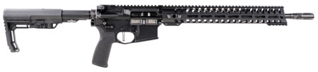 [847313016485] Patriot Ordnance Factory 01648 Minuteman Direct Impingement *CA Compliant 5.56x45mm NATO 16.50" 10+1 Black Hard Coat Anodized 6 Position MFT Stock