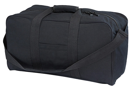 [663306215242] US PeaceKeeper P21524 Gear Bag  Black Canvas 24"