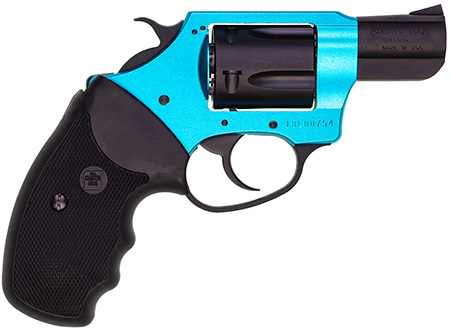 [678958538649] Charter Arms 53864 Undercover Lite Santa Fe Sky Small 38 Special, 5 Shot 2" Black Stainless Steel Barrel  &  Cylinder, Turquoise Aluminum Frame w/Black Finger Grooved Rubber Grip, Exposed Hammer