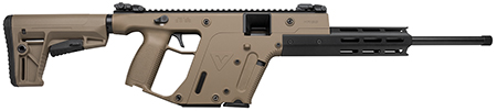 [811607032703] Kriss USA KV22CFD00 Vector 22 Gen II CRB Full Size 22 LR 10+1 16" Black Chrome Moly Barrel Flat Dark Earth Cerakote Aluminum Receiver Flat Dark Earth 6 Position Stock Right Hand
