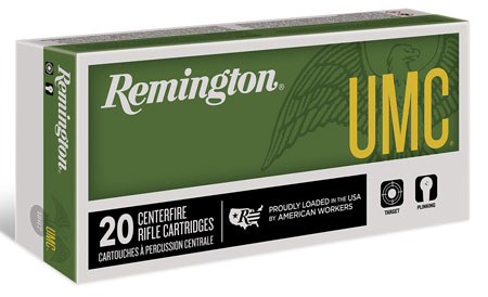 [047700479101] Remington Ammunition 23661 UMC  450Bushmaster 260gr Full Metal Jacket 20 Per Box/10 Case
