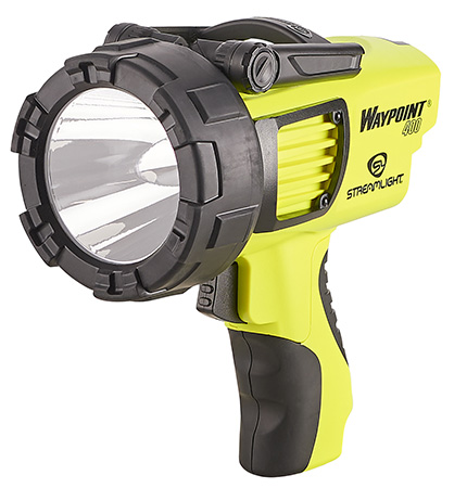 [080926449107] Streamlight 44910 WayPoint 400 38/600/1400 Lumens White LED Yellow Polycarbonate 1,265 Meters