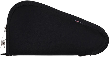 [026509074137] Allen 7413 Locking Handgun Case Black Endura, YKK Zippers  &  Foam Padding Includes 2 Keys 13" L