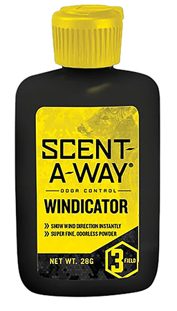 [021291007912] Scent-A-Way 00791 Max Windicator Odorless Scent Powder 0.98 oz Squeeze Bottle