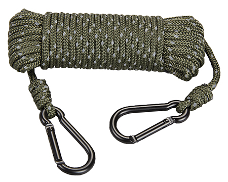 [021291007752] Hunters Specialties 00775 Reflective Rope  Olive Drab 30' Long