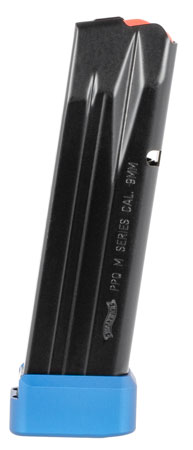 [723364213922] Walther Arms 2836335 PPQ  15rd/17rd 9mm Luger Fits Walther PPQ M2/SF Pro Blued/Black Steel