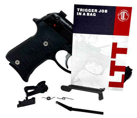 [810059260245] Langdon Tactical Tech 92TJIBE13 Trigger Job In A Bag  Black Curved Fits Beretta 92/96/M9 not A1 Right Hand