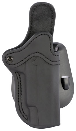 [816161029701] 1791 Gunleather ORPDH1SBLR BH1 Optic Ready OWB 01 Stealth Black Leather Paddle Fits 4-5" 1911
