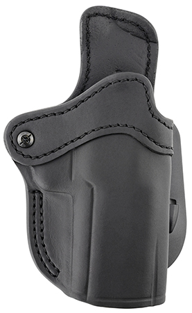 [816161029794] 1791 Gunleather ORPDH24SBLR BH2.4 Optic Ready OWB 2.4 Stealth Black Leather Paddle Fits Walther PPQ/Sig P320/Springfield XD-M