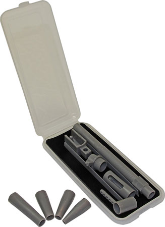 [026057360683] MTM Case-Gard SBK Screw-It Deluxe Bore Guide Kit Rifle Firearm Plastic 9 Piece Kit