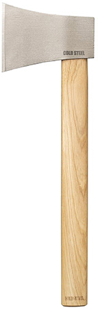 [705442018971] Cold Steel 90AXF Competition Throwing Axe 4" Hatchet Plain 1055 Carbon Steel Blade American Hickory Handle 16"
